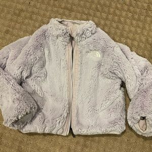 The North Face Mossbud Reversible Winter Coat Jacket Lavender 3T